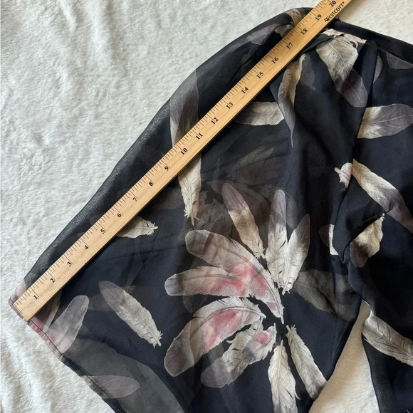 Vintage 90s Y2K Boho Feathers Mini Dress, Off The Shoulder Dress - Picture 11 of 11